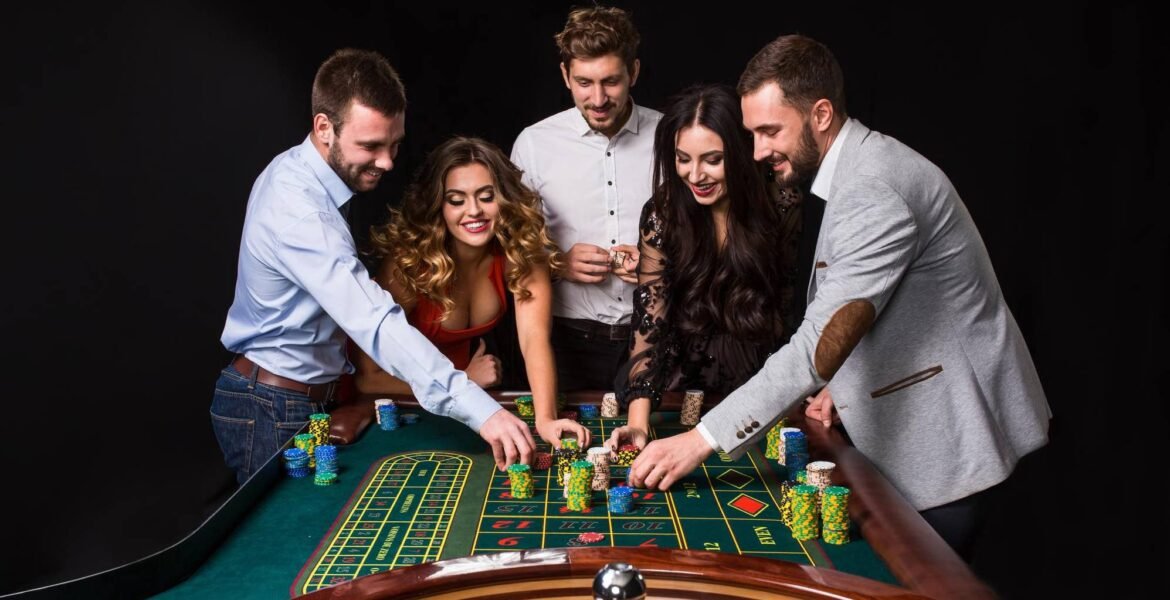 Suasana meja Live Casino 6666j dengan dealer profesional dan antarmuka game yang modern